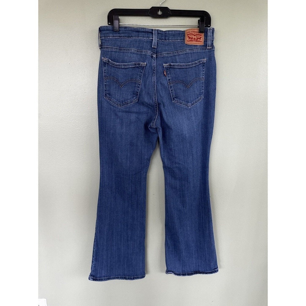 Levi’s 726 Flare Jeans Women’s Size 32x29 Dark Wash High Rise Slim Fit 5… - Picture 3 of 8